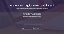 Desktop Screenshot of bavlnka.eu